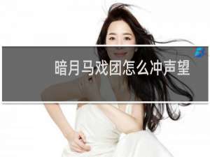 暗月马戏团怎么冲声望（暗月马戏团怎么去）