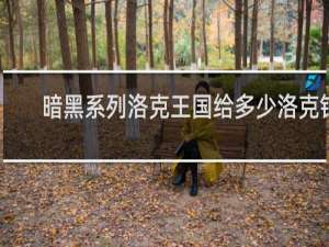 暗黑系列洛克王国给多少洛克钻
