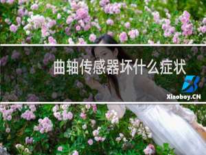 曲轴传感器坏什么症状