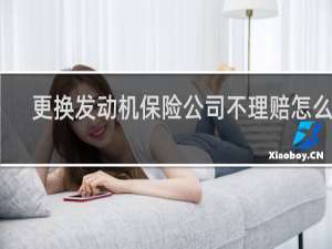 更换发动机保险公司不理赔怎么办