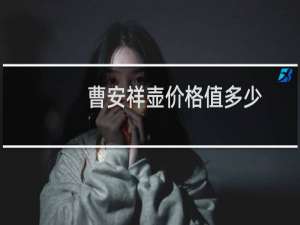 曹安祥壶价格值多少