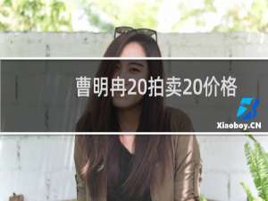 曹明冉 拍卖 价格