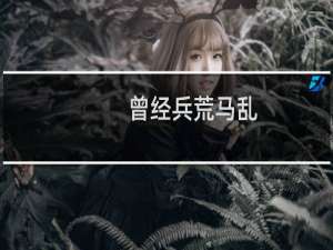 曾经兵荒马乱(关于曾经兵荒马乱的简介)