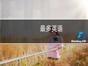 最多英语
