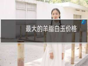 最大的羊脂白玉价格