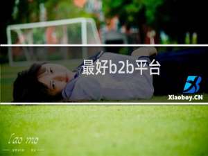 最好b2b平台
