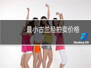 最小古兰经拍卖价格