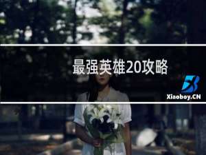 最强英雄 攻略