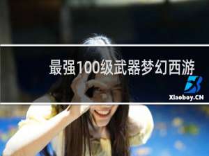 最强100级武器梦幻西游