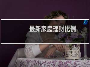 最新家庭理财比例