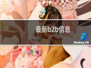最新b2b信息