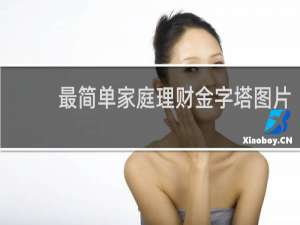 最简单家庭理财金字塔图片