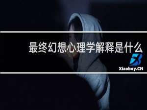 最终幻想心理学解释是什么