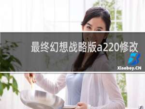 最终幻想战略版a2 修改