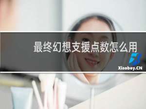 最终幻想支援点数怎么用