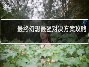 最终幻想最强对决方案攻略