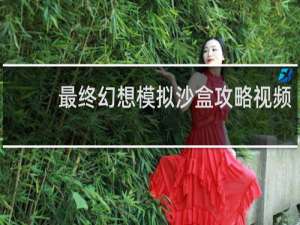 最终幻想模拟沙盒攻略视频