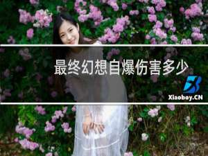 最终幻想自爆伤害多少