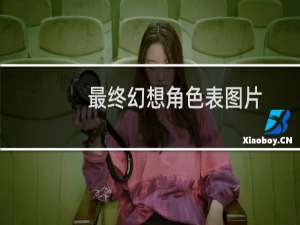 最终幻想角色表图片