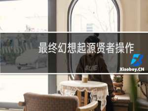 最终幻想起源贤者操作