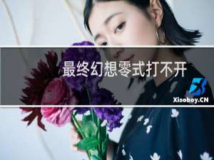 最终幻想零式打不开