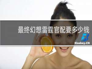 最终幻想雷霆官配要多少钱
