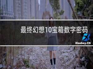 最终幻想10宝箱数字密码