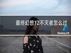 最终幻想12不灭者怎么过