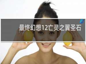 最终幻想12亡灵之翼圣石