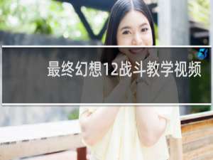 最终幻想12战斗教学视频