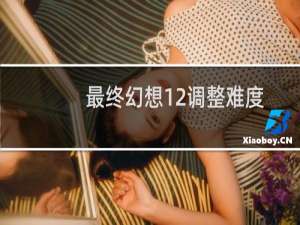 最终幻想12调整难度