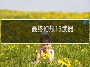 最终幻想13武器