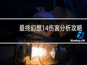 最终幻想14伤害分析攻略