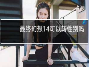 最终幻想14可以转性别吗