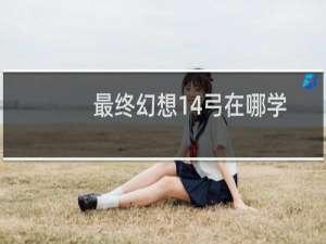 最终幻想14弓在哪学