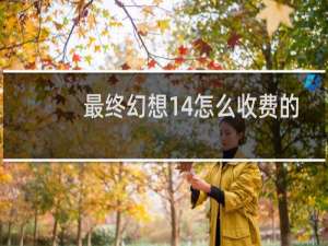 最终幻想14怎么收费的