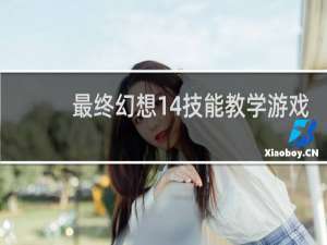 最终幻想14技能教学游戏