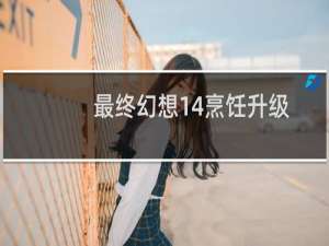 最终幻想14烹饪升级