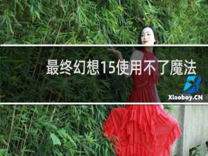 最终幻想15使用不了魔法