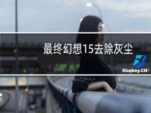 最终幻想15去除灰尘