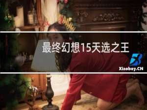 最终幻想15天选之王