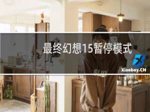 最终幻想15暂停模式