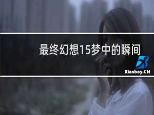 最终幻想15梦中的瞬间