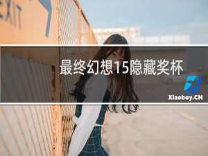 最终幻想15隐藏奖杯