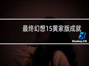 最终幻想15黄家版成就