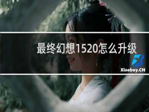最终幻想15 怎么升级