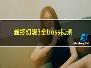 最终幻想3全boss视频