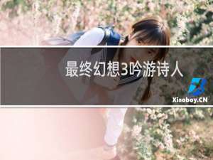 最终幻想3吟游诗人