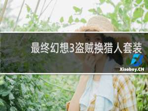 最终幻想3盗贼换猎人套装