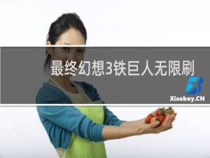 最终幻想3铁巨人无限刷